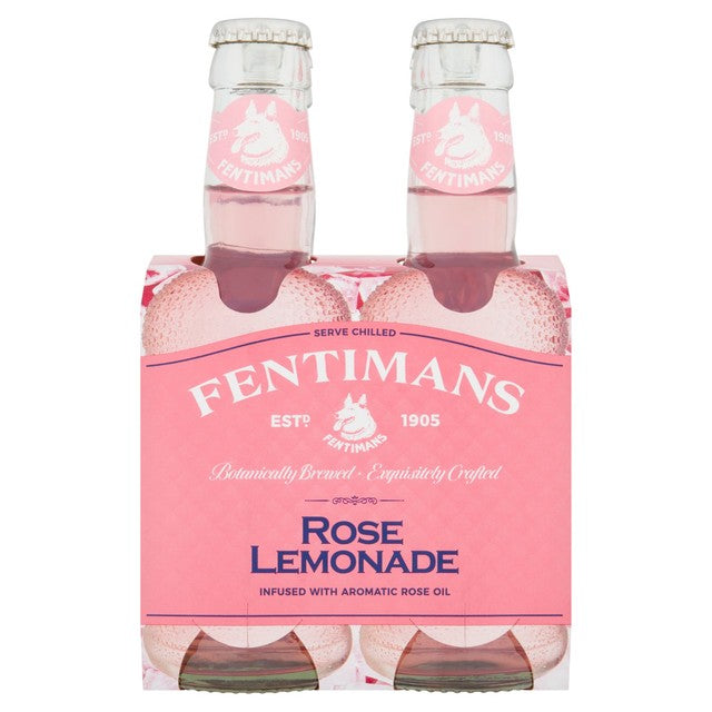 Fentimans rose lemonade drink 4 x 200ml - British product