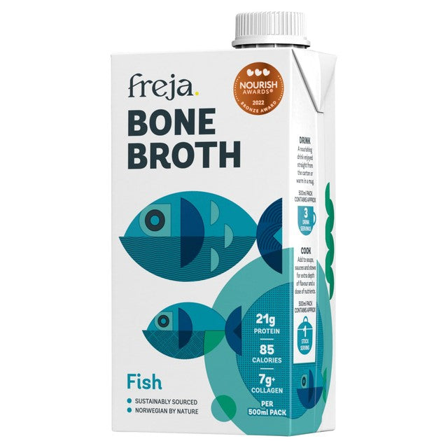Freja Classic Fish Sipping Bone Broth 500ml - British product