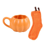 Something Different Autumn Pumpkin Mug and Socks Set 480ml - British product