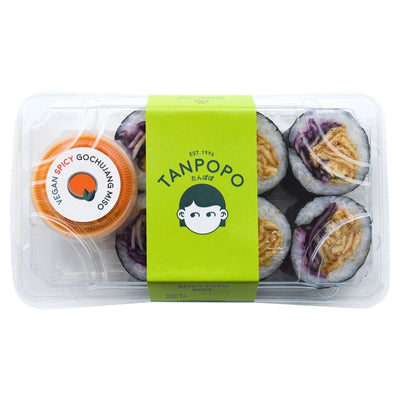 Tanpopo Spicy Tofu and Red Cabbage Sushi Rolls with Gochujang Sauce 148g