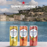 San Pellegrino Zero Lemon carbonated beverage 6 x 330ml (British brand)