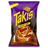 Takis Smokin' BBQ barbecue flavoured maize snack (British brand)