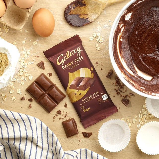 Galaxy vegan dairy free smooth chocolate bar 100g, UK version