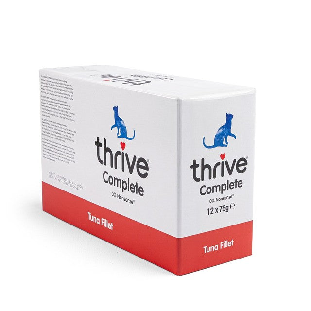 Thrive Tuna Fillet cat food 75g (British brand)