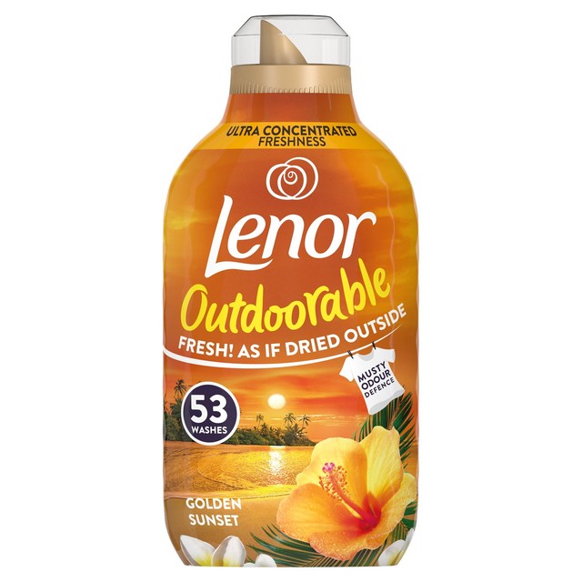 Lenor Outdoorable Golden Sunset fabric conditioner 742ml, UK version