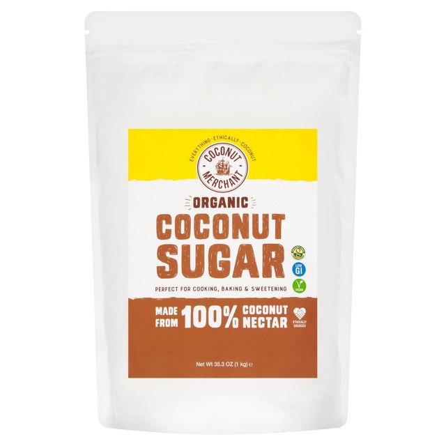 Bio-Kokosblütenzucker von Coconut Merchant, 1 kg – Britisches Produkt