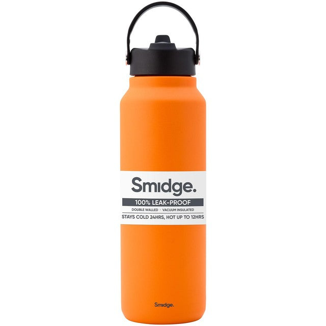 Smidge Flip Straw Bottle Citrus 1.2L, UK version