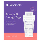 Lansinoh breastmilk storage bags with double zipper seal, UK version