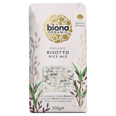 M&S Biona Organic Risotto Rice Black Venus & White 500g- Buy online at McGrocer