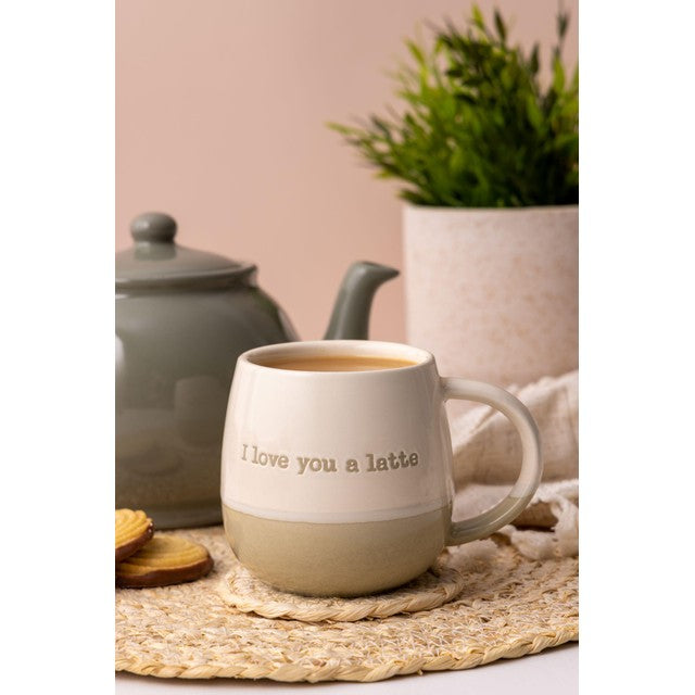 Price & Kensington I love you a Latte mug 340ml, imported from the UK