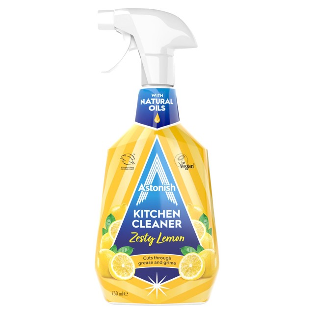 Astonish kitchen cleaner spray lemon 750ml - British product