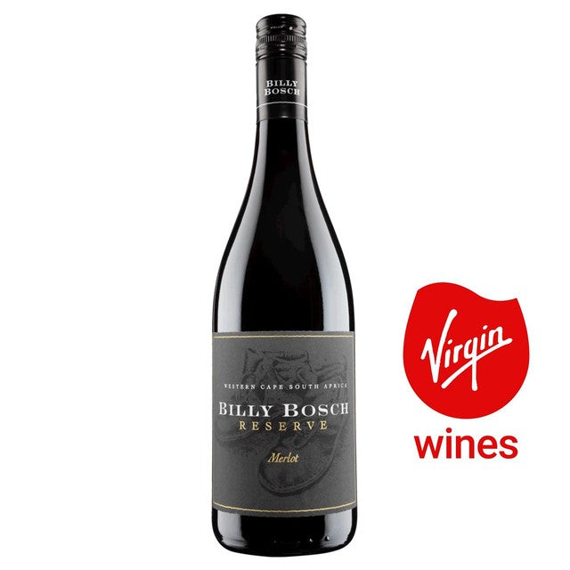 Virgin Wines Billy Bosch Reserve Merlot red wine 75cl - British product
