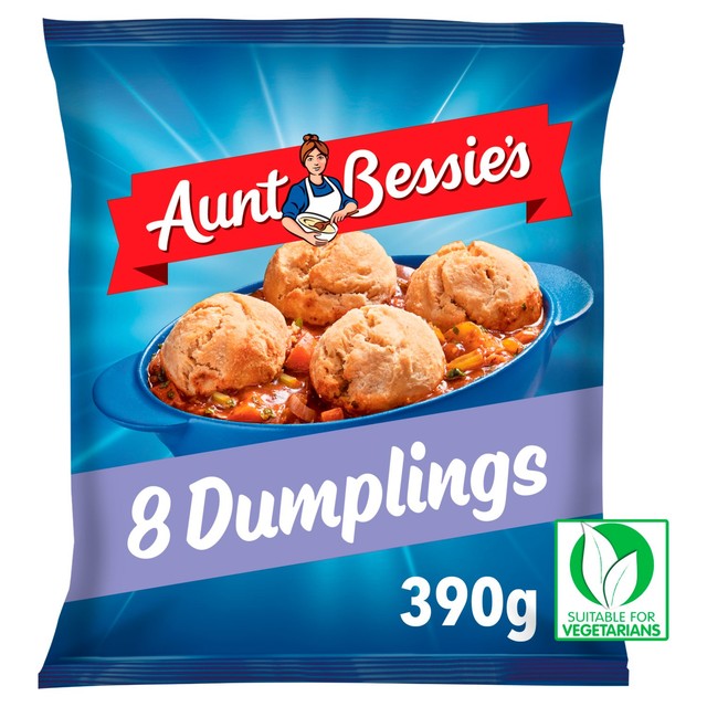 Aunt Bessie's vegetable suet dumplings 390g - British product