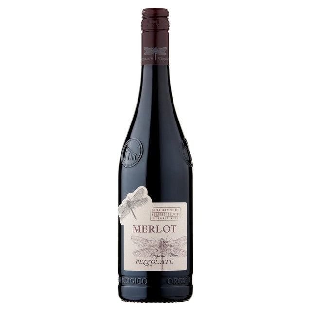 Cantina Pizzolato organic Merlot wine 75cl, imported from the UK