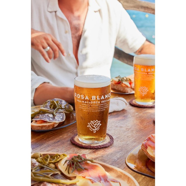 Damm Brewery UK Ltd Rosa Blanca lager 660ml, imported from the UK