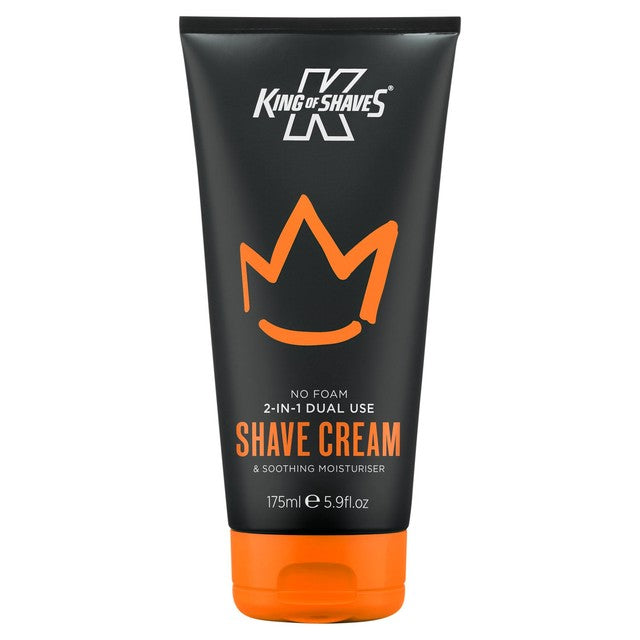 King of Shaves Dual-Use Shave Cream and Moisturiser 175ml, UK version