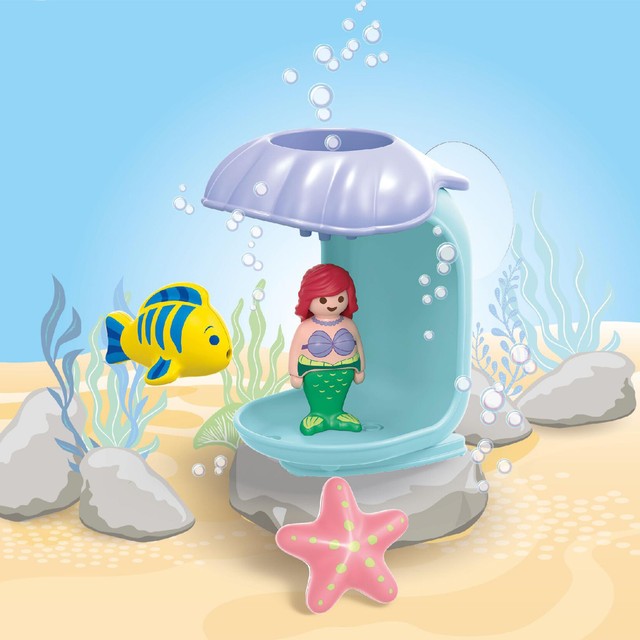 Playmobil Ariel's Shell Shower bath toy, imported from the UK