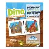 Cheatwell Games Dinosaur Picture Dominoes 36-piece set, imported from the UK