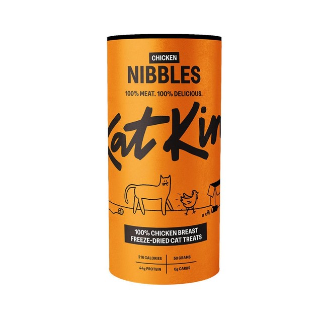 Katkin Chicken Nibbles cat treats 50g, UK version