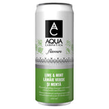 Aqua Carpatica lime & mint sparkling flavoured water 4 x 330ml - British product