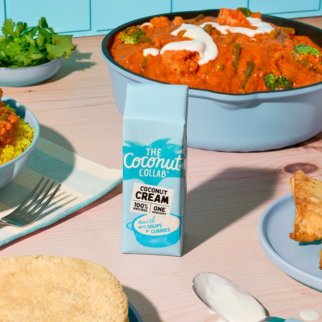 Coconut Collab coconut cream 250ml, imported from the UK