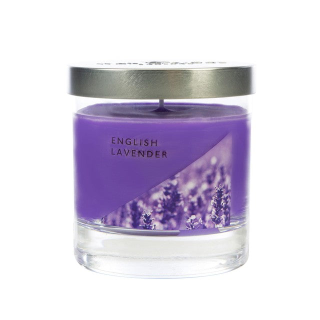 Wax Lyrical English lavender jar candle 8x8x12cm (British brand)