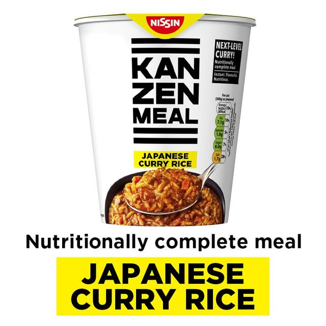 Nissin Kanzen Meal Japanese curry pot 108g, UK version