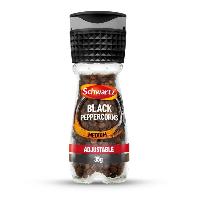 Schwartz black peppercorn grinder 35g (British brand)
