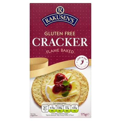 M&S Rakusen's Gluten Free Crackers Savoury Biscuits 175g- Buy online at McGrocer