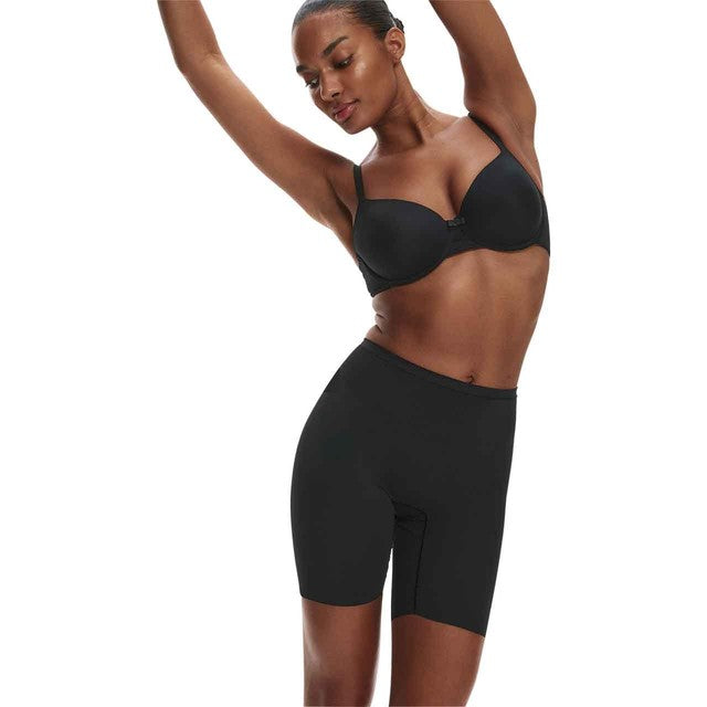 M&S light control thigh slimmers size 8 black 2-pack, UK version