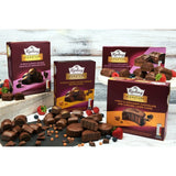 Mr Kipling chocolate caramel brownie bites 10 pack, imported from the UK