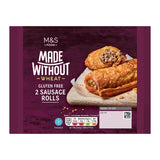 M&S Made Without sausage rolls 2 per pack, imported from the UK