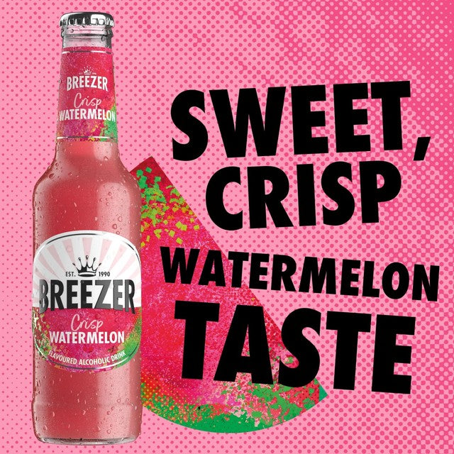 Breezer Watermelon flavoured alcoholic drink 275ml - British product