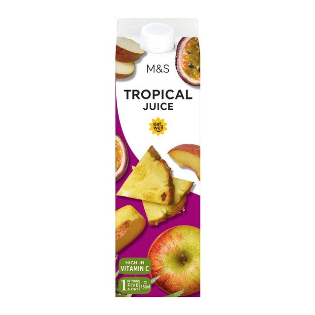 M&S Pressed Tropical Juice 1L, imported from the UK