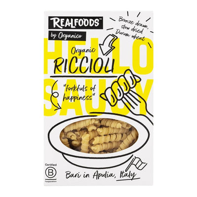 M&S Realfoods by Organico Organic Riccioli Pasta 500g- Buy online at McGrocer