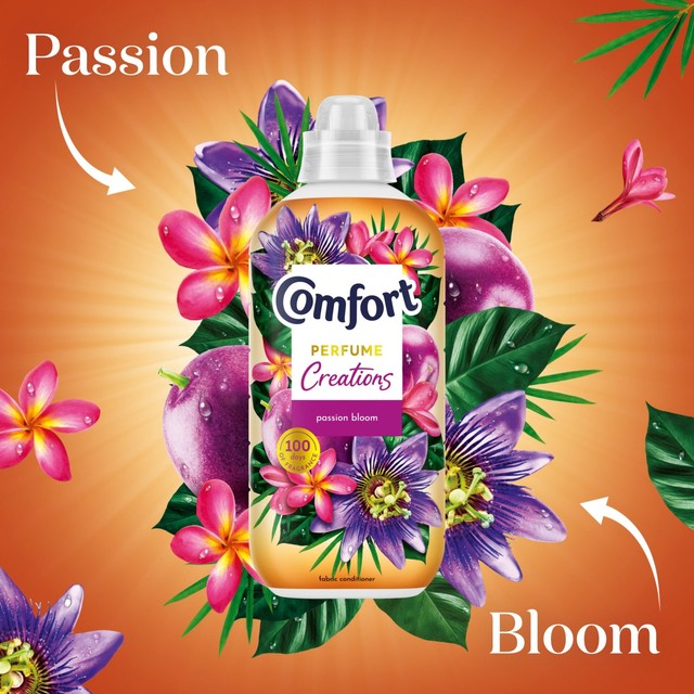 Comfort Passion Bloom fabric conditioner 1400ml - British product
