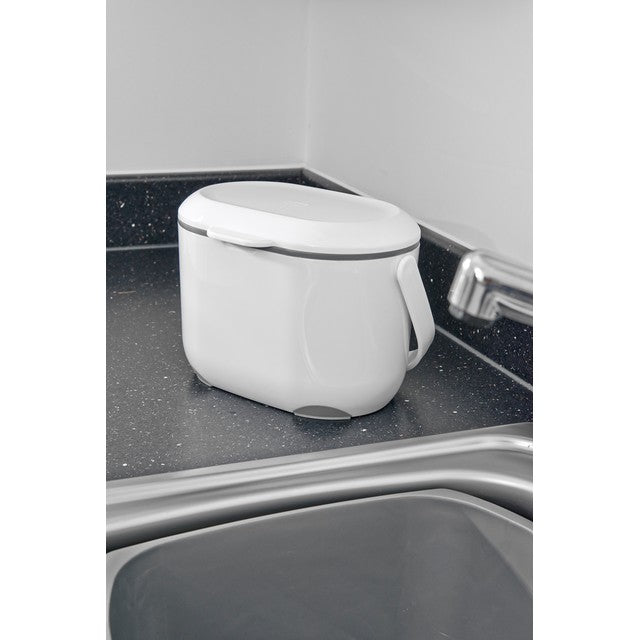 Addis kitchen compost caddy white grey 2.5L - British product