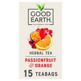 Good Earth Orange and Passionfruit herbal tea 15 teabags, UK version
