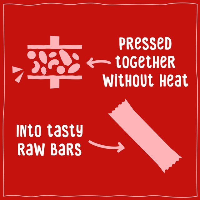 Nakd Strawberry Raspberry Fruit Bars 3x44g, imported from the UK