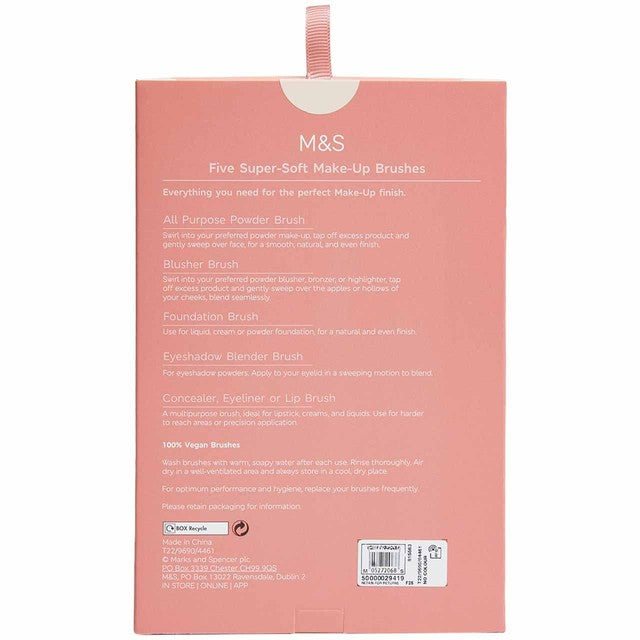 M&S Bloom Accessories makeup brush set, imported from the UK