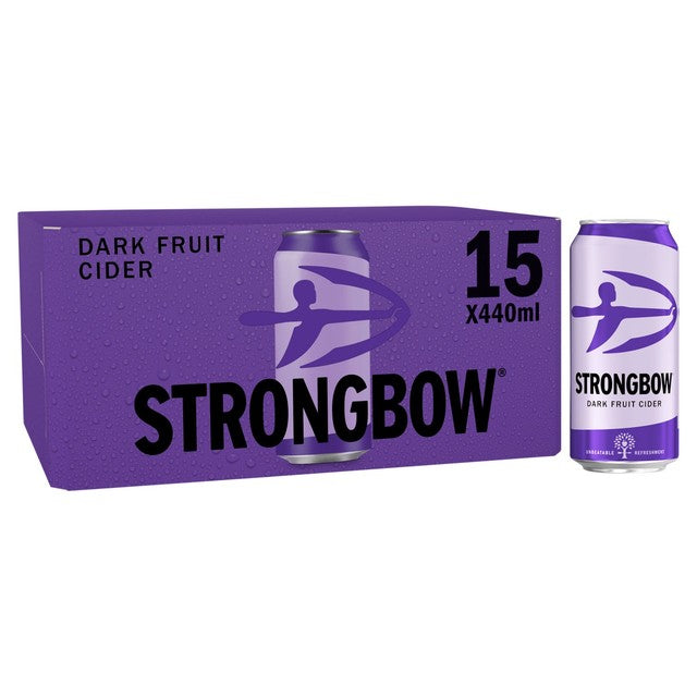 Strongbow Dark Fruit cider 15 x 440ml (British brand)