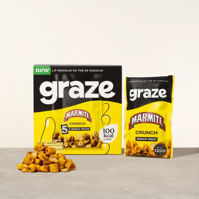 Graze Marmite Crunch snack mix 5 x 22.5g, UK version
