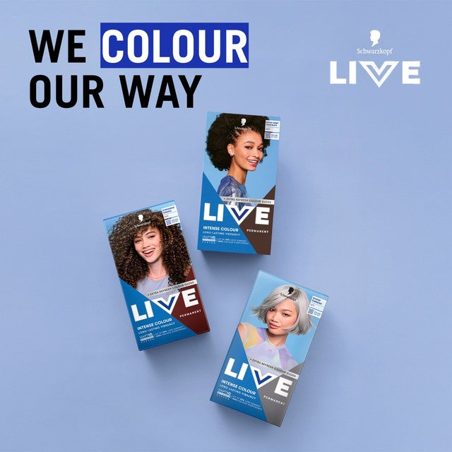 Schwarzkopf Bitter Sweet Chocolate hair dye kit (British brand)
