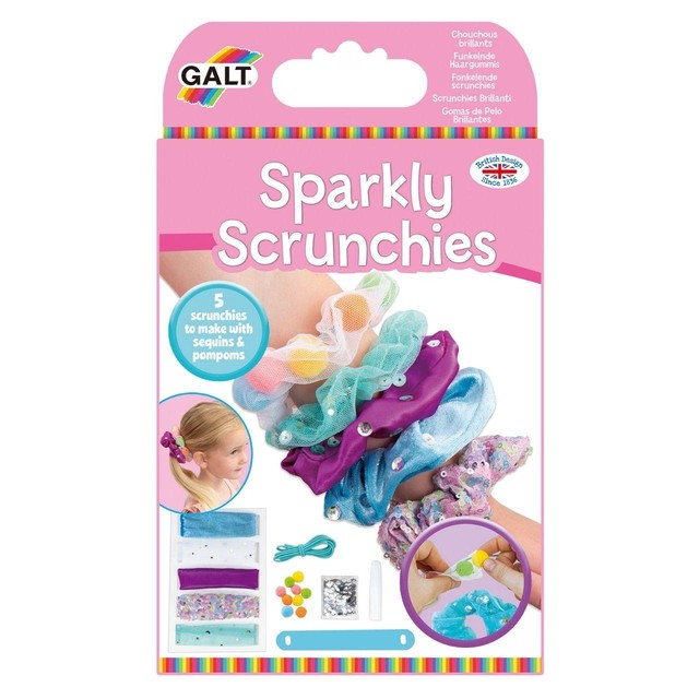 Galt Sparkly Scrunchies craft kit 26.5cm (British brand)