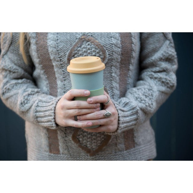 Natural Elements eco-friendly recycled plastic travel mug 375ml, imported from the UK