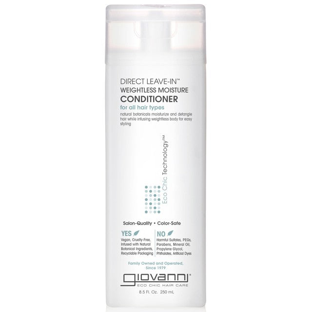 Giovanni Direct Leave-In Weightless Conditioner 250ml, UK version
