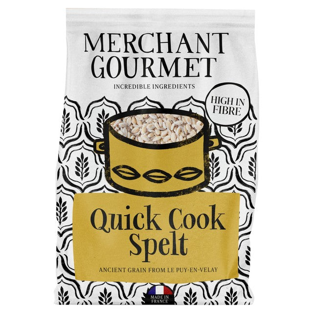 Merchant Gourmet dried French spelt grain 300g, imported from the UK