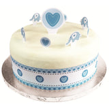Anniversary House silver round cake drum 25cm (British brand)