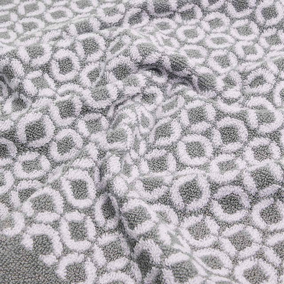 M&S M&S Pure Cotton Repeat Link Bath Sheet Grey- Buy online at McGrocer