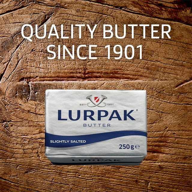 Lurpak slightly salted butter in wrap (British brand)